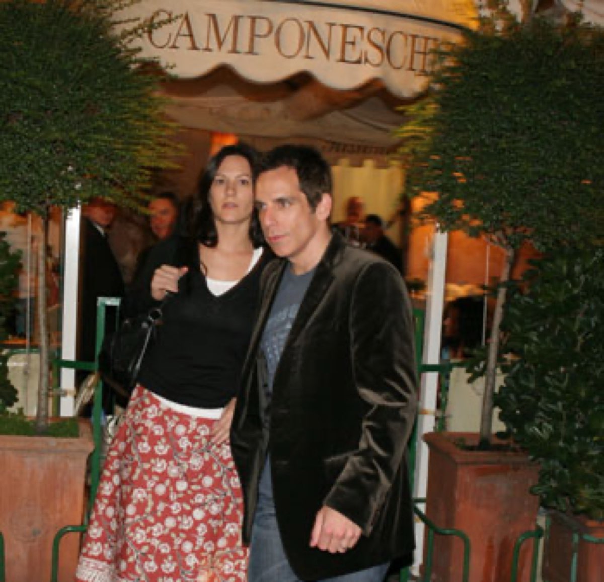 In a Roman-chic setting...